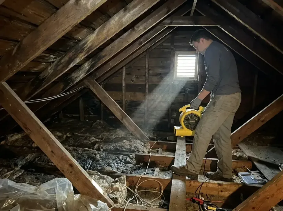 attic-water-damage-drying-proc-007 — frequently asked questions, Emergency Water Extraction & 24/7 Flood Response in Three P…